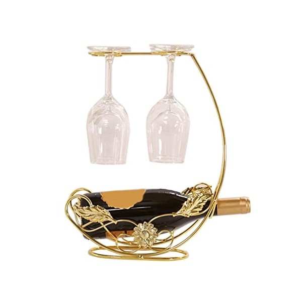 GaRcan Casier à vin Accueil Casier à vin Porte-gobelet à lenvers Décoration darmoire à vin européenne Porte-Bouteilles de v