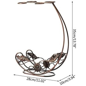 GaRcan Casier à vin Accueil Casier à vin Porte-gobelet à lenvers Décoration darmoire à vin européenne Porte-Bouteilles de v