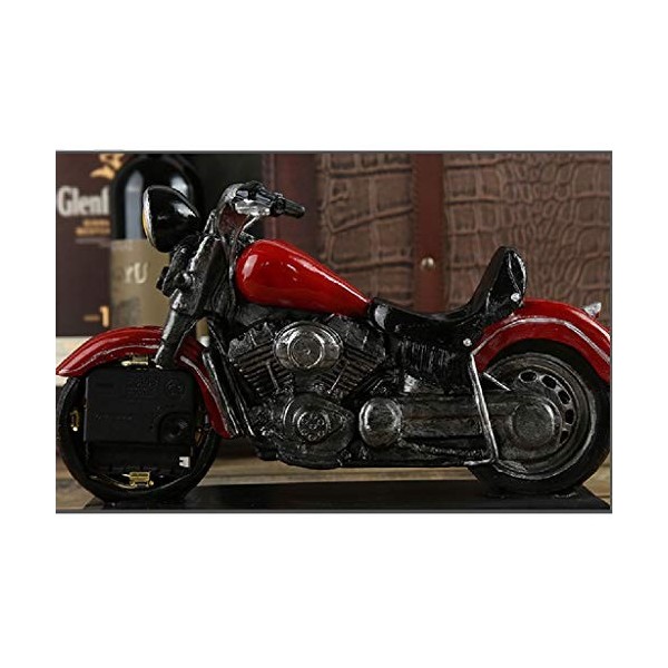 CULPRT Modèle de Moto de Voiture Européenne Rack À Vin Créatif Salon Cabinet À Vin Étagère À Vin Artisanat Home Desktop Decor