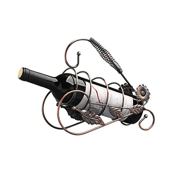 Casier à vin Casier à vin porte-bouteille porte-bouteille unique support en métal ameublement artisanat en métal for le stock