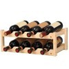 WaLdor Casier à vin Casier à vin Rouge Domestique, Ornements créatifs en Bois, Support de Rangement de Bouteilles de vin, Por