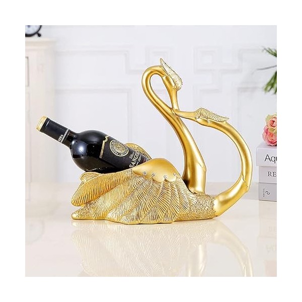 Casier à vin Casier à vin de décoration de Cygne de Style européen, décoration de Maison de Salon darmoire à vin, hôtel, Ktv