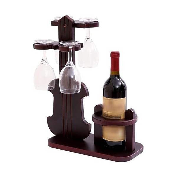 Porte Bouteille Casier à Vin Casier à Gobelet à lenvers Verre à Vin Casier à Vin Décoration Maison Support à Vin Manger Bar