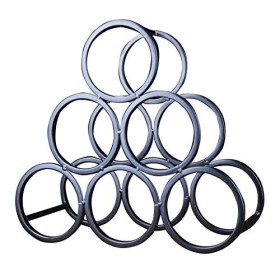 Casier à vin Ornements de casier à vin sur Pied Support de Fer créatif pour la Maison Rond 6 présentoir darmoire à vin pour 