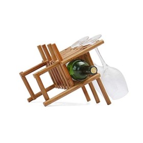 Casier à vin sur pied créatif casier à vin rouge suspendu support de verre à vin bureau casier à vin organisateur présentoir 