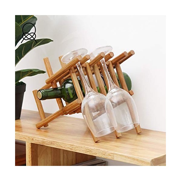 Casier à vin sur pied créatif casier à vin rouge suspendu support de verre à vin bureau casier à vin organisateur présentoir 