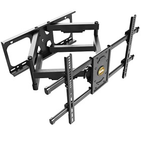 RICOO Support Murale TV Orientable S4764 Inclinable Universel 37-65" 94-165cm Fix ation Mural Télévision LED/LCD/Incurvée V