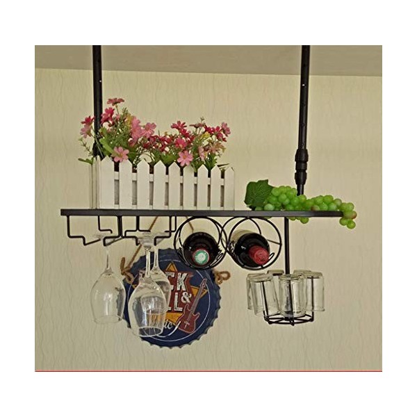 Casier À Vin Accueil Support Rouge Restaurant S, Bar Européen Support À Verre À Vin Ornements Suspendus Support Minimaliste M