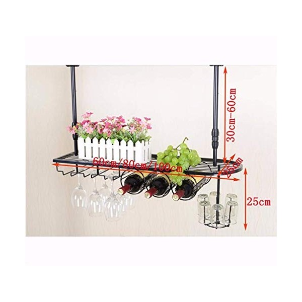 Casier À Vin Accueil Support Rouge Restaurant S, Bar Européen Support À Verre À Vin Ornements Suspendus Support Minimaliste M