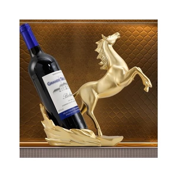 EINES Casier à vin de comptoir Supports décoratifs de casier à vin de Barre de Cuisine et Cadeaux décoratifs de Sculpture Sta