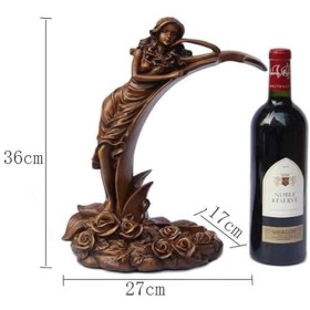 EINES Casier à vin de comptoir Support de Stockage de vin, décoration de casier à vin, Cuisine, Salle à Manger, Armoire de co