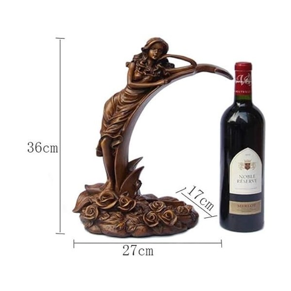 EINES Casier à vin de comptoir Support de Stockage de vin, décoration de casier à vin, Cuisine, Salle à Manger, Armoire de co