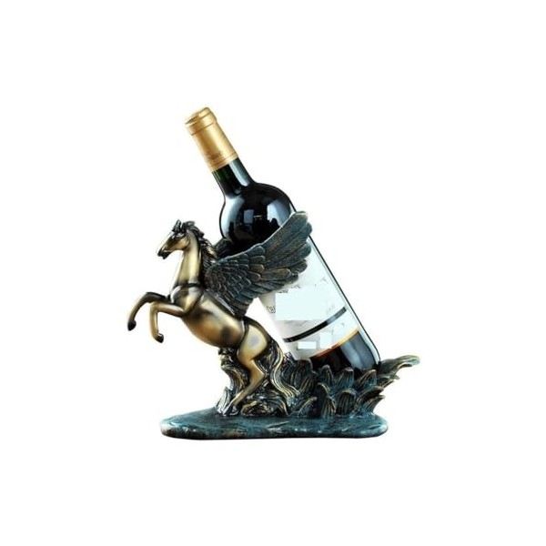 EINES Casier à vin de comptoir Support de Stockage de vin, décoration de casier à vin en résine, for Cuisine, Restaurant, Arm