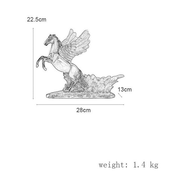 EINES Casier à vin de comptoir Support de Stockage de vin, décoration de casier à vin en résine, for Cuisine, Restaurant, Arm