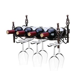 SOVORM Casier à vin Debout Creative Casier à vin Salon Cuisine Bar Décoration Murale Étagère de Rangement Casier à vin Compto