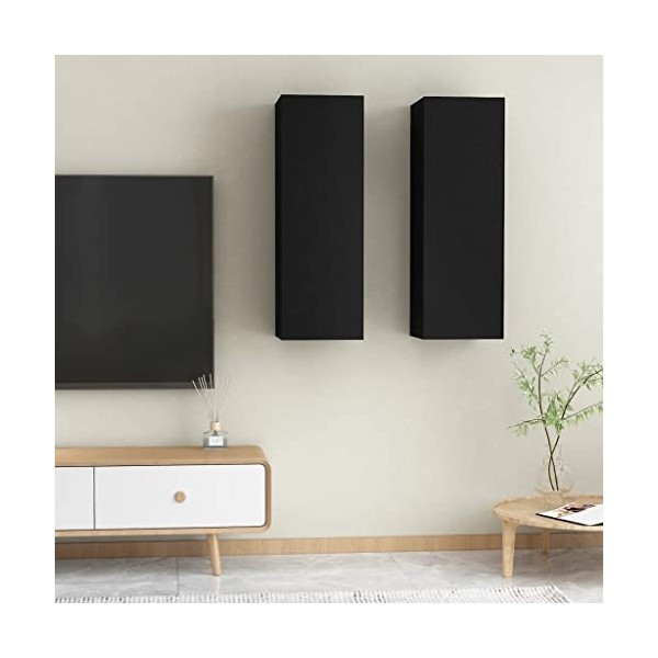 VEEKI Meuble TV, Meuble TV Suspendu, Meuble, Meuble TV avec Rangement，Meuble Industriel, Convient pour Salon ou Chambre, Meub