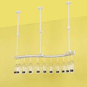 ELzEy Casier à vin Porte-gobelet à vin Rouge à lenvers Casier à vin Accueil Casier à vin Décoration darmoire à vin Facile à