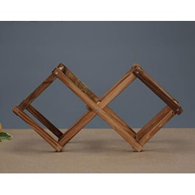 Casier à vin Casier à vin Support de vin Pliant Support de Stockage de vin en Bois présentoir Support dalcool Domestique Co