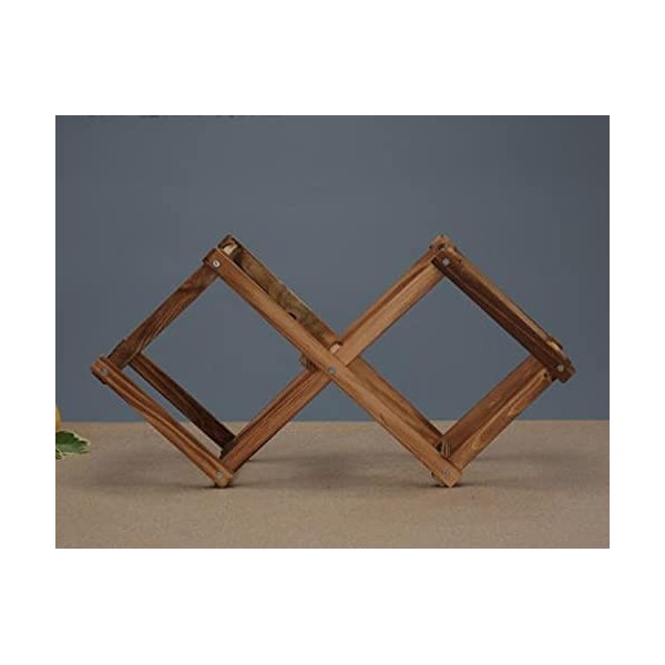 Casier à vin Casier à vin Support de vin Pliant Support de Stockage de vin en Bois présentoir Support dalcool Domestique Co