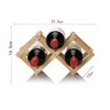 Casier à vin Casier à vin Support de vin Pliant Support de Stockage de vin en Bois présentoir Support dalcool Domestique Co