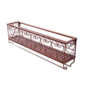 Qunine Armoires à vin Armoire à vin Murale Casier à vin Mural Suspendu Présentoir Porte-Verre à vin Suspension à lenvers Bar