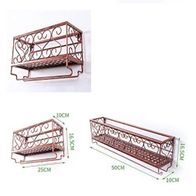 Qunine Armoires à vin Armoire à vin Murale Casier à vin Mural Suspendu Présentoir Porte-Verre à vin Suspension à lenvers Bar