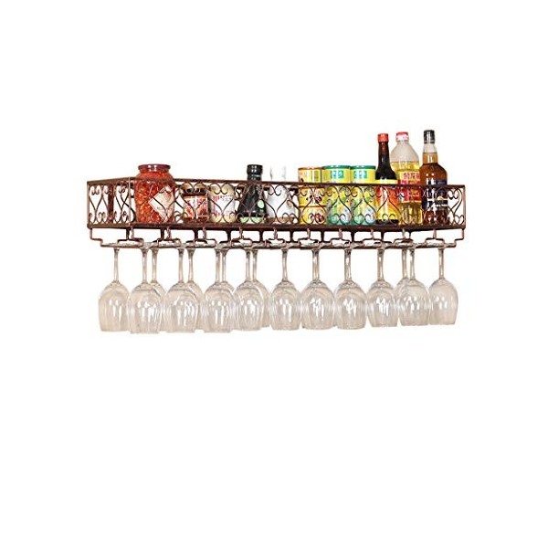 Décoration de casier à vin européen, support de cuisine, support à fleurs mural, support à tasses suspendu créatif, support à