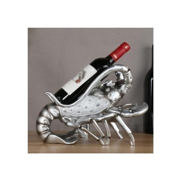 Casier à vin Créatif Homard Casier À Vin Ornements Porte-Bouteilles De Vin Support De Bouteille De Vin Maison Bar Armoire À V