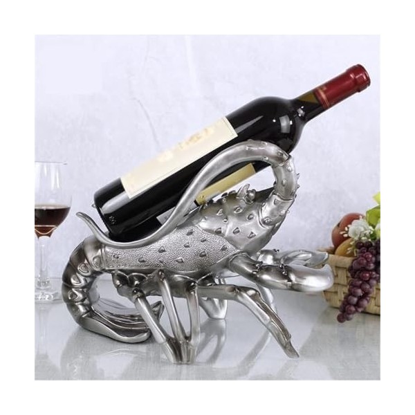 Casier à vin Créatif Homard Casier À Vin Ornements Porte-Bouteilles De Vin Support De Bouteille De Vin Maison Bar Armoire À V