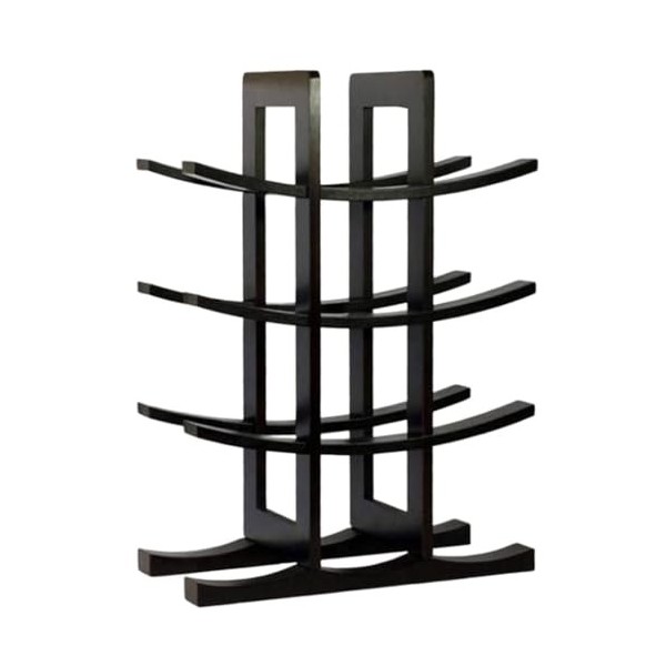 MObyat Casier à vin Étagère à vin en Bois à 4 Niveaux, Porte-Bouteille de vin, Supports de Cave à vin, 12 Bouteilles de vin, 