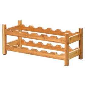 MObyat Casier à vin Casier à vin 12 Bouteilles présentoir à vin à 2 Niveaux Armoire à vin Multicouche Support de Stockage de 