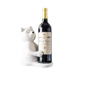 Casier à vin sur Pied de Style européen - Ours de Bienvenue - Décoration détagère en Verre à vin Rouge - Convient pour la dé