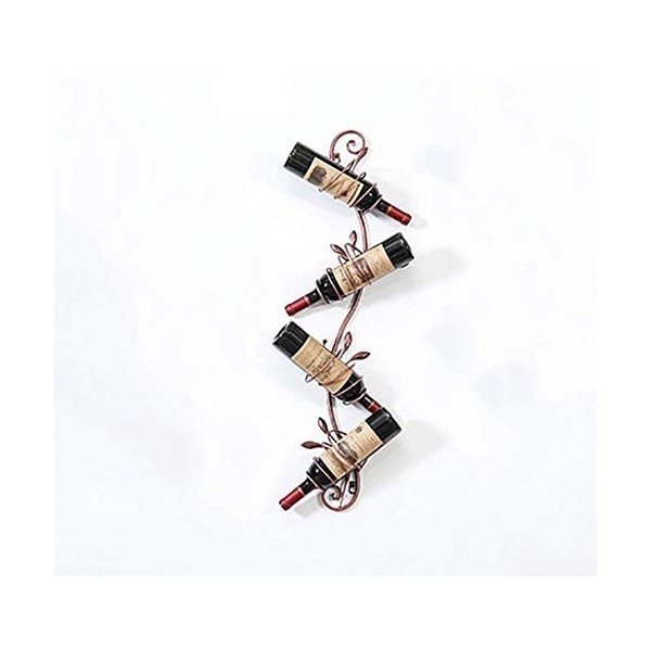 Casier à vin Accueil Support Rouge Support de Verre à Vin Restaurant Bar S, Créatif Simple avec Art Mural Européen en Fer pou