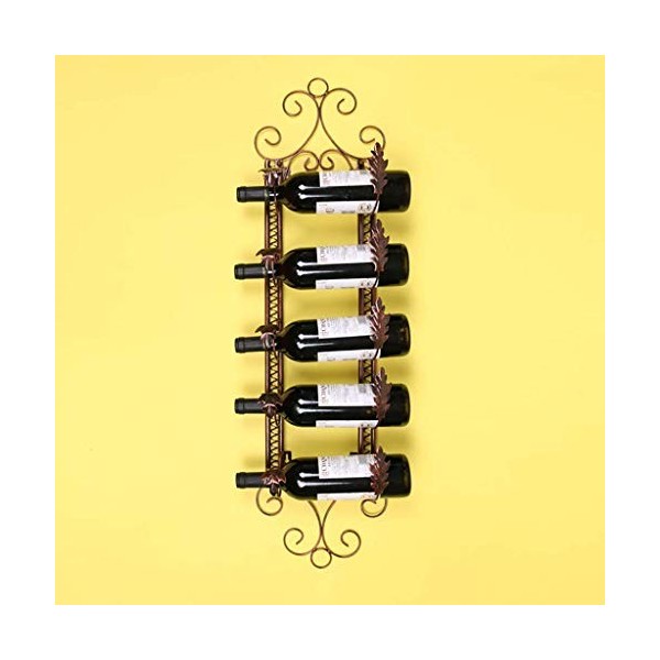 Casier À Vin Accueil Support Rouge Support De Verre À Vin Restaurant Bar S, Mural S, Style Européen Fer Multibottle Porte-Bou