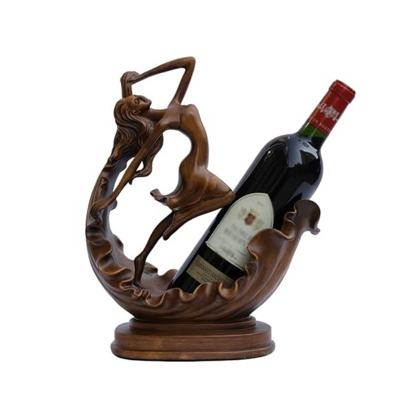 Casier à vin de comptoir Casier à vin de bureau, support de stockage de vin, représente la décoration de la cuisine de la mai