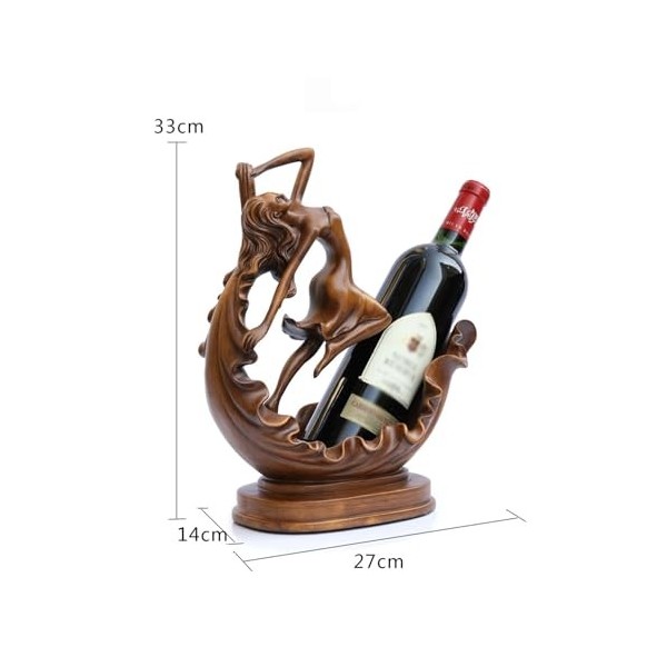 Casier à vin de comptoir Casier à vin de bureau, support de stockage de vin, représente la décoration de la cuisine de la mai