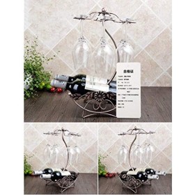 SCIAZA Casier à vin Fait Main en Fer de Style Tournesol/casier à Verre à vin/Ornements/décorations/Stockage de Cadeaux Coule