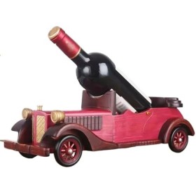 MOOWI Casier à vin en Bois Massif, Ornement de Bouteille de vin, Verre à vin Suspendu, présentoir darmoire à vin, décoration