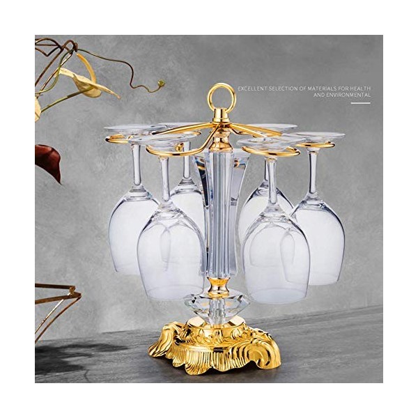 PUCHEN Casier à vin mural, porte-gobelet à vin rouge domestique à lenvers, casier à vin créatif européen, support à gobelets