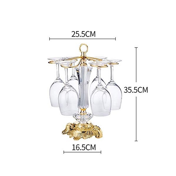 PUCHEN Casier à vin mural, porte-gobelet à vin rouge domestique à lenvers, casier à vin créatif européen, support à gobelets