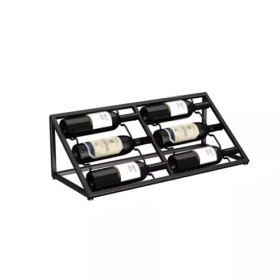 MOOWI Barre inclinée casier à vin Ornements Cave à vin Refroidisseur casier à vin présentoir casiers à vin for Usage Domestiq