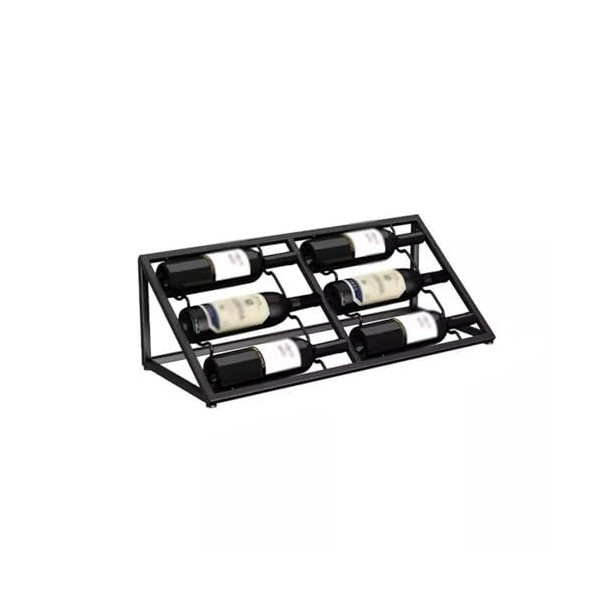 MOOWI Barre inclinée casier à vin Ornements Cave à vin Refroidisseur casier à vin présentoir casiers à vin for Usage Domestiq