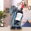 1 bouteille rétro cheval résine casier à vin restaurant européen hôtel décoration de table porte-vin rouge salon créatif bure