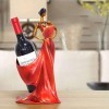 PUCHEN 1 Bouteille européenne de Bureau en résine dansante Fille casier à vin créatif Restaurant hôtel Bar décoration de Tabl