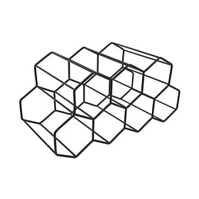 Casier à vin Moderne en nid dabeille casier à vin Bar casier à vin Bijoux en Fer forgé créatif en métal Maison présentoir à 