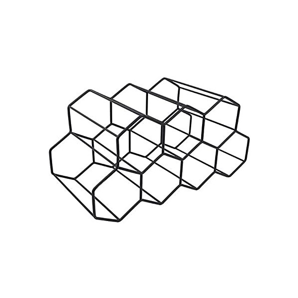 Casier à vin Moderne en nid dabeille casier à vin Bar casier à vin Bijoux en Fer forgé créatif en métal Maison présentoir à 