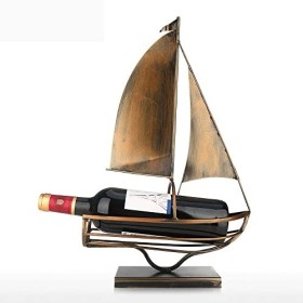 Casier à vin Voile Support de Bouteille de vin Fer Art européen créatif casier à vin Bouteille Support de Stockage décoration