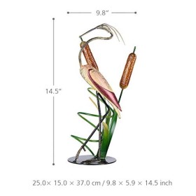 Casier à vin Grue Sauvage casier à vin Support de casier à vin décoratif Fer matériel Magasin Support Maison Bureau décor cas