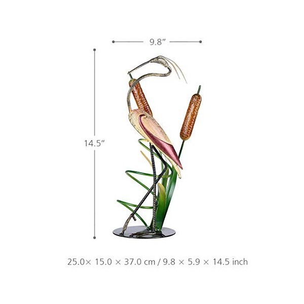 Casier à vin Grue Sauvage casier à vin Support de casier à vin décoratif Fer matériel Magasin Support Maison Bureau décor cas