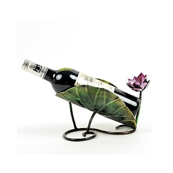 Casier à vin Casier à vin Casier à Bouteilles Mode Moderne Lotus Décoration Casier à vin Salon Décoration Résine Artisanat Ca